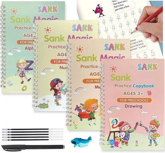 Magic Practice Copybook Set for Kids 📘